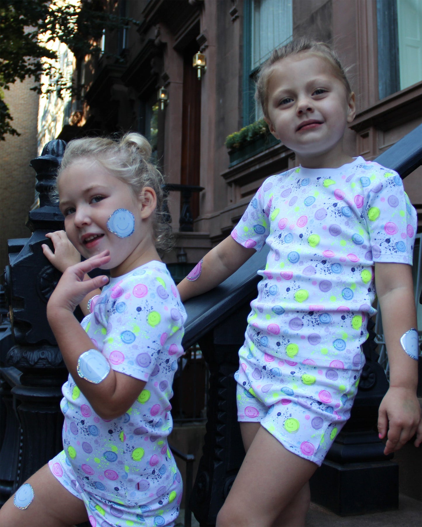 The Organic Short Sleeve Pajama Set [Smile]
