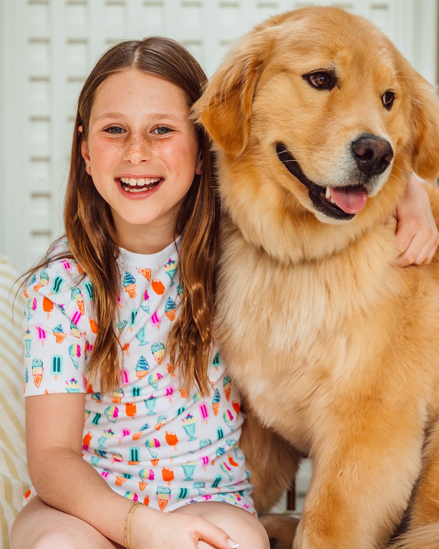 The Organic Short Sleeve Pajama Set [Sundae Funday]