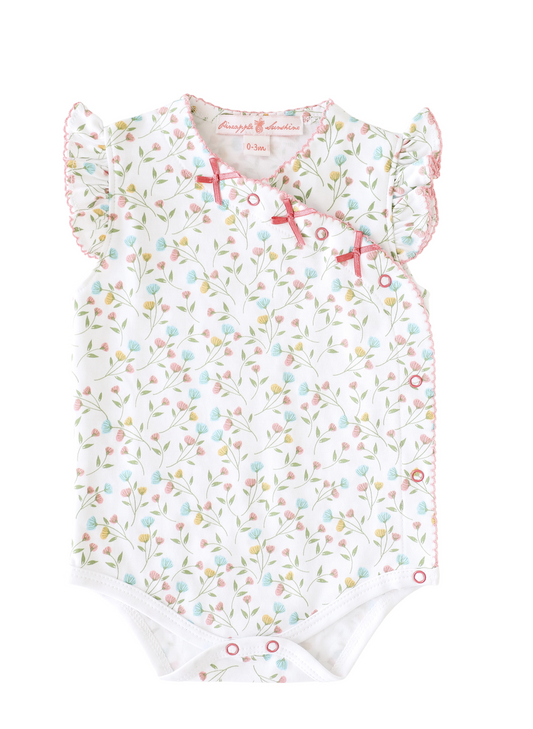 Pink Arabella Onesie with Bows