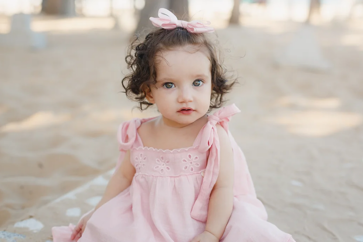 Pale Pink Cotton Voile Dress