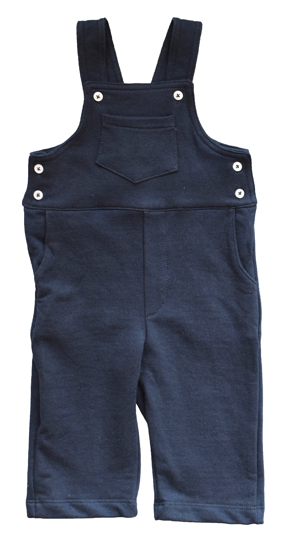 Navy Knit Dungaree