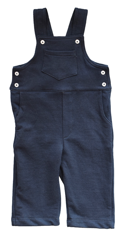 Navy Knit Dungaree
