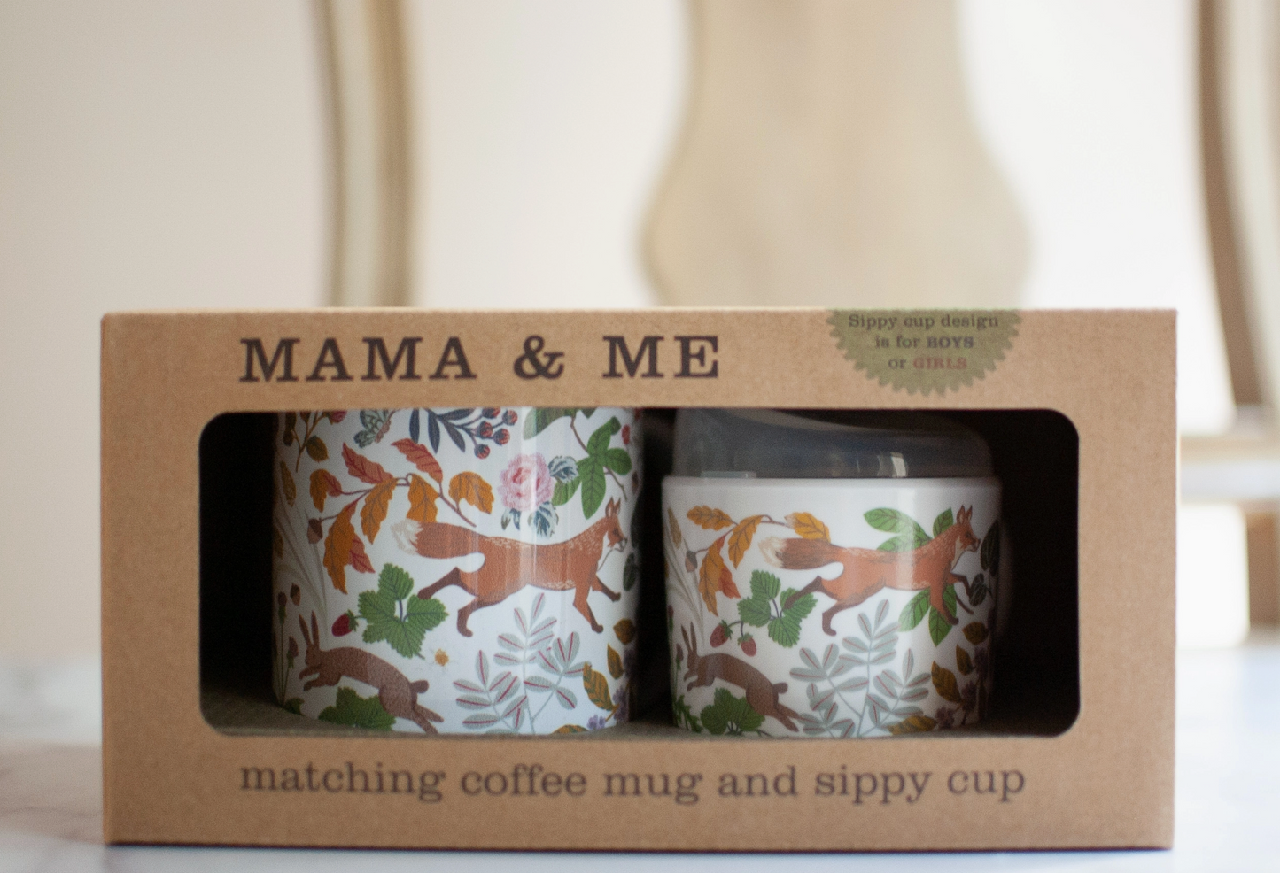 Woodland Mama and Me Cup Set