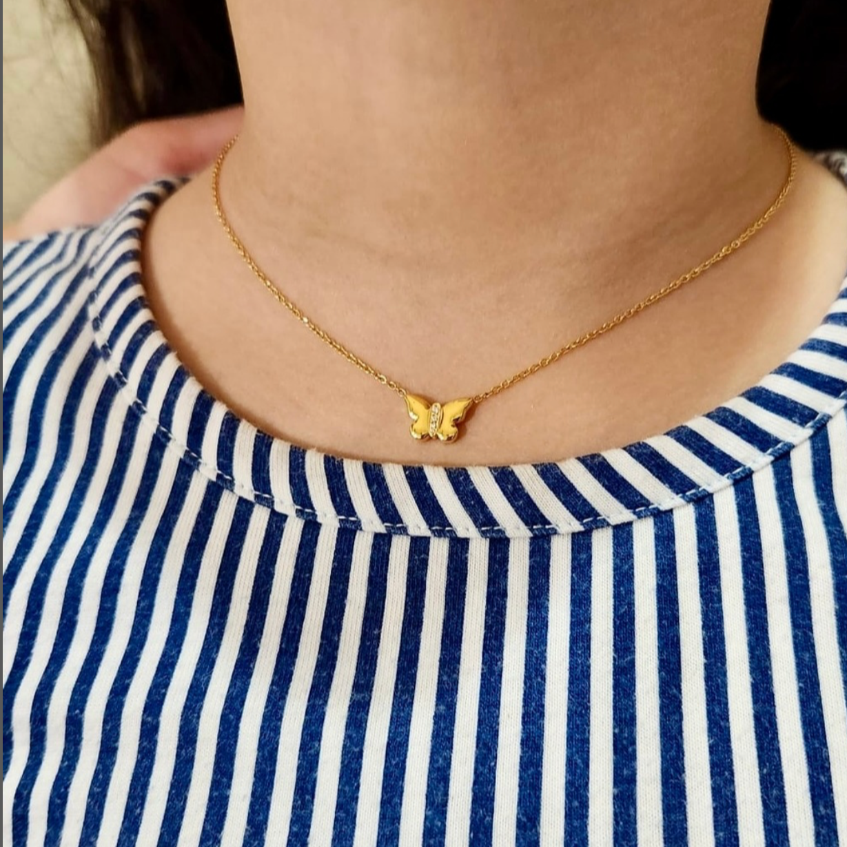 Mama & Me Butterfly Necklace Set
