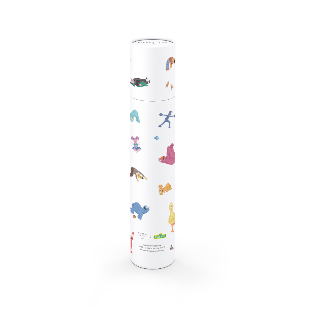 Double-Sided Sesame Street Yoga Poses Print