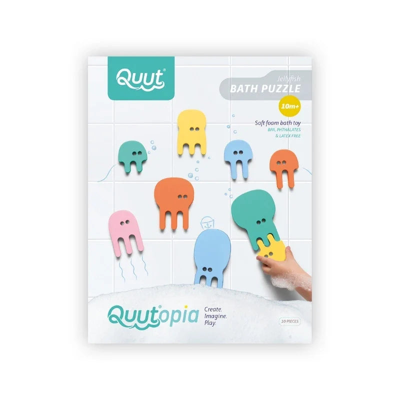 Bath Puzzle Jellyfish – Soft, Floating EVA Foam Bath Toy
