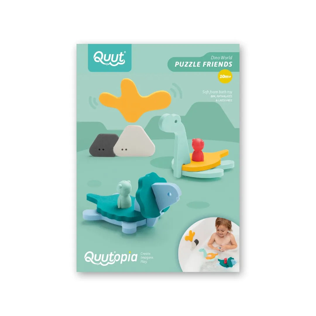 Puzzle Friends Dino World – Floating Dinosaur Bath Puzzle