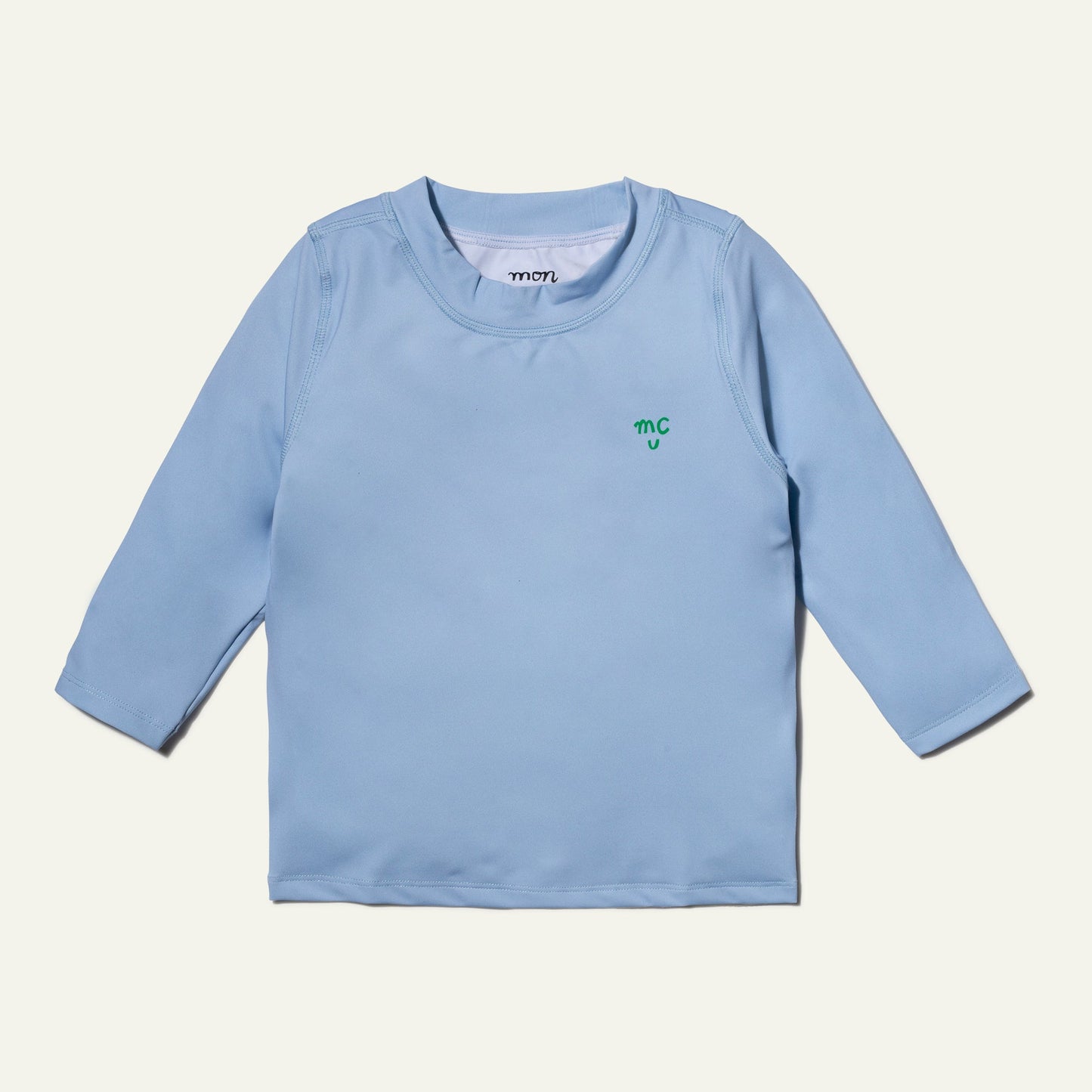 UPF 50+ Recycled Polyester Placid Blue Kid Rashguard