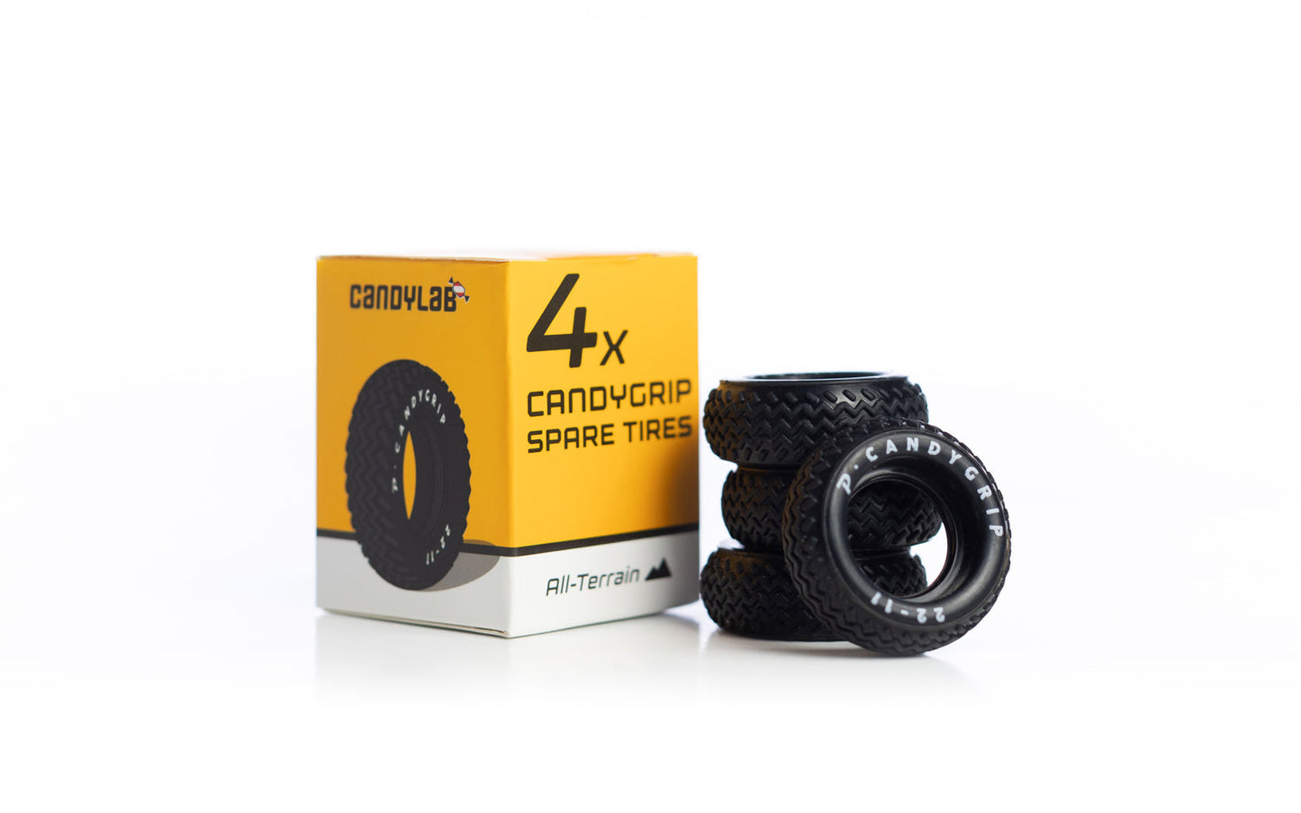 All Terrain Tire Set for Candylab cars and trucks.