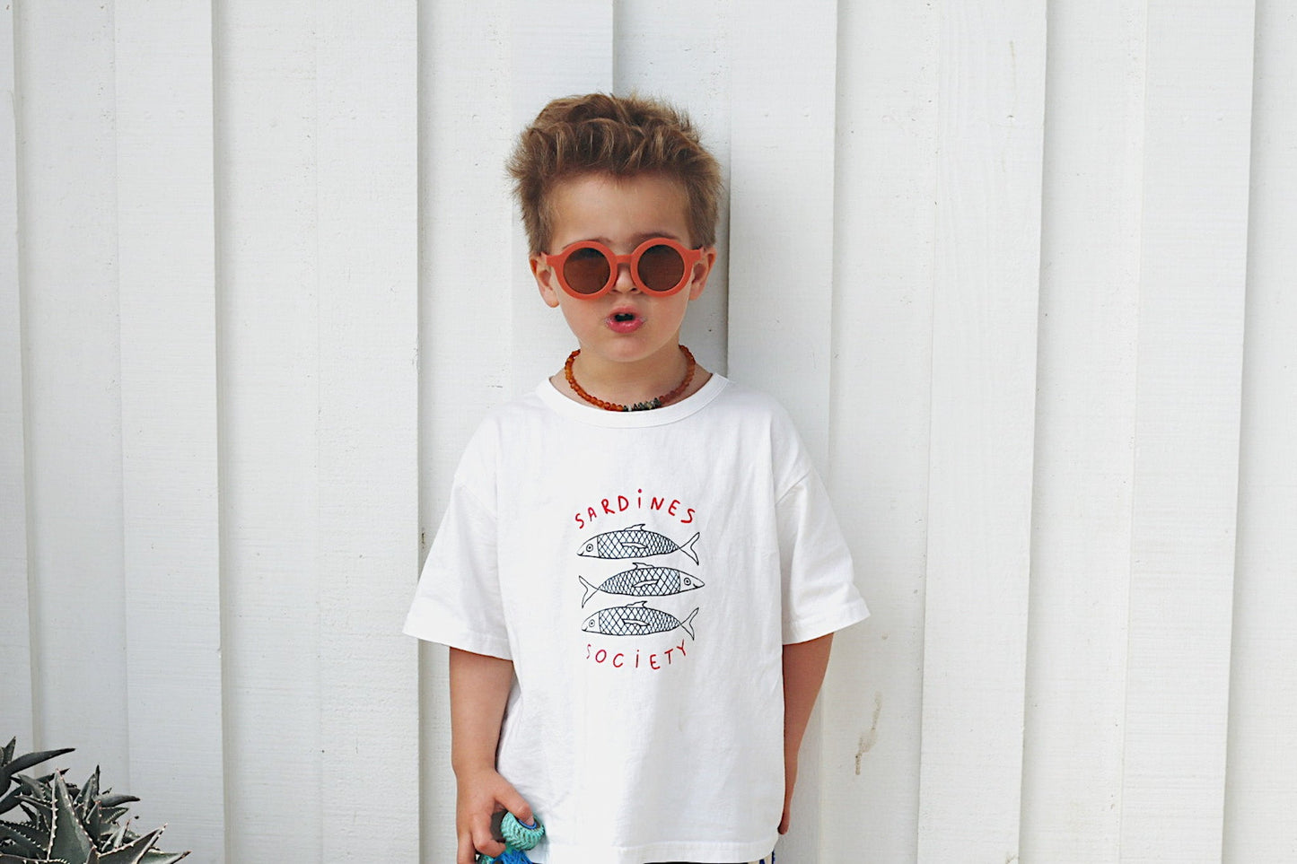 Kids Retro Sunglasses | Orange
