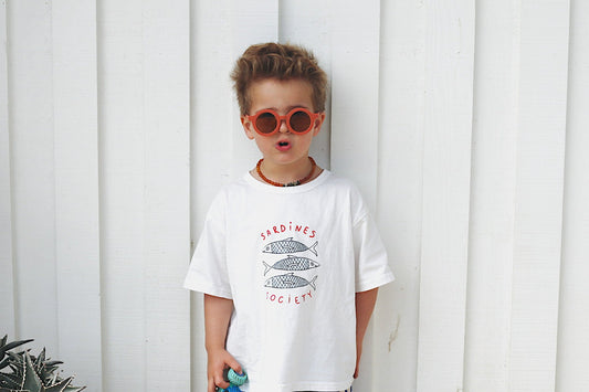 Kids Retro Sunglasses | Orange