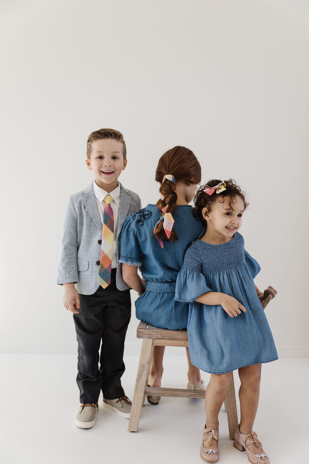 Rubik Cube Petite Hair Bow