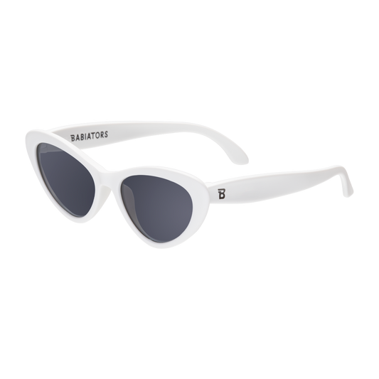 Wicked White Cat-Eye I Smoke Lenses