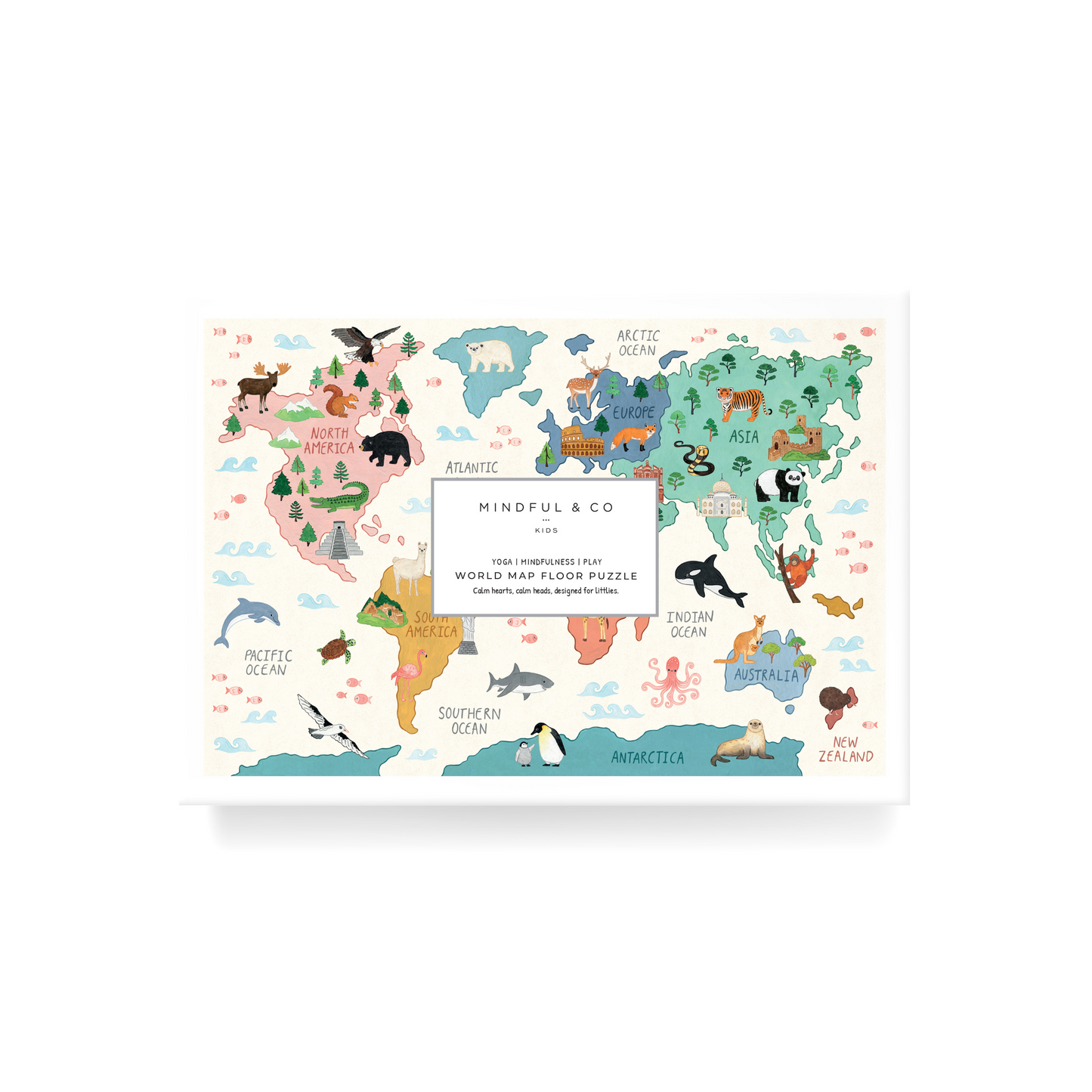 World Map Floor Puzzle