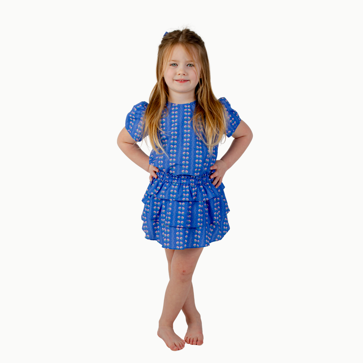 Puff Sleeve Blouse in Floral