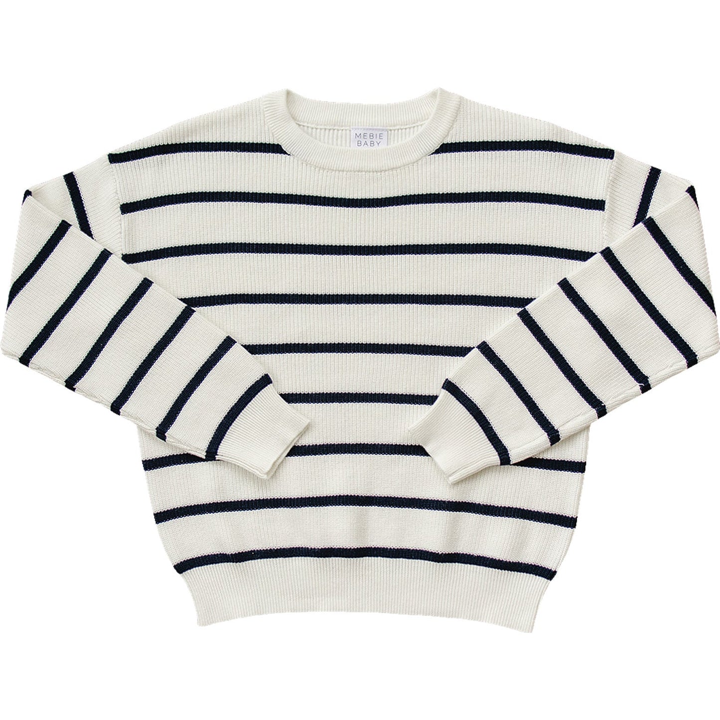 Navy Stripe Adult Knit Sweater