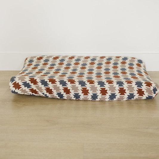 Western Aztec Muslin Changing Pad Cover