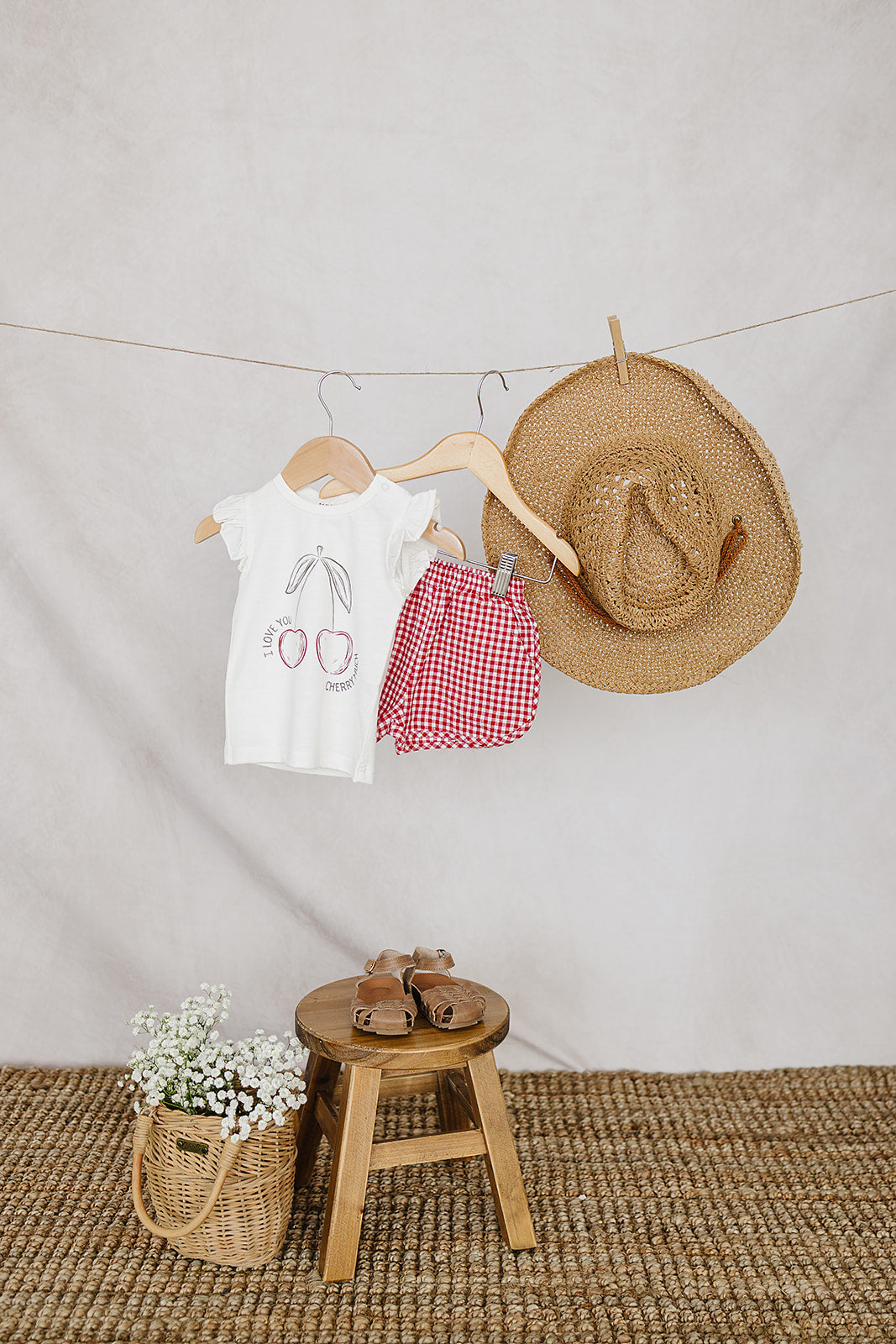 Red Gingham Shorts