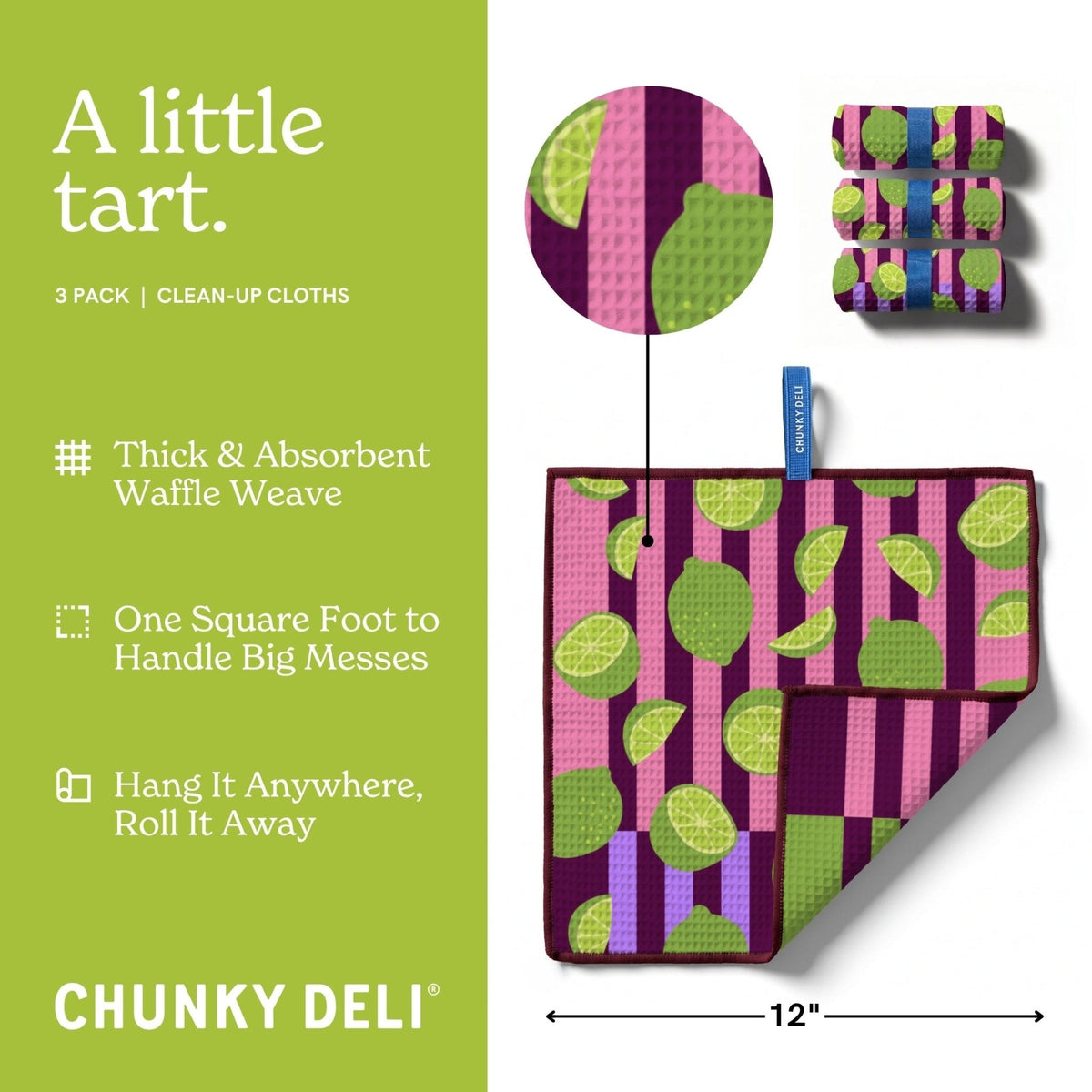 A Little Tart | 3 Pack Clean-Up Cloths