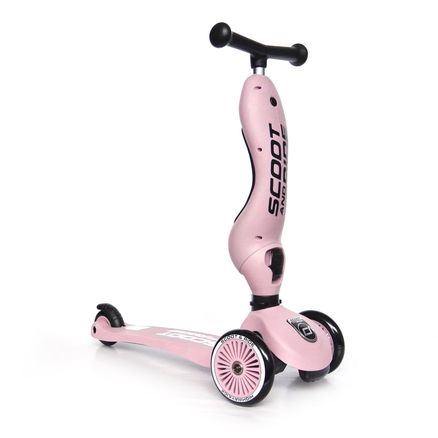 HighwayKick 1 Scooter and Ride On Toy Rose