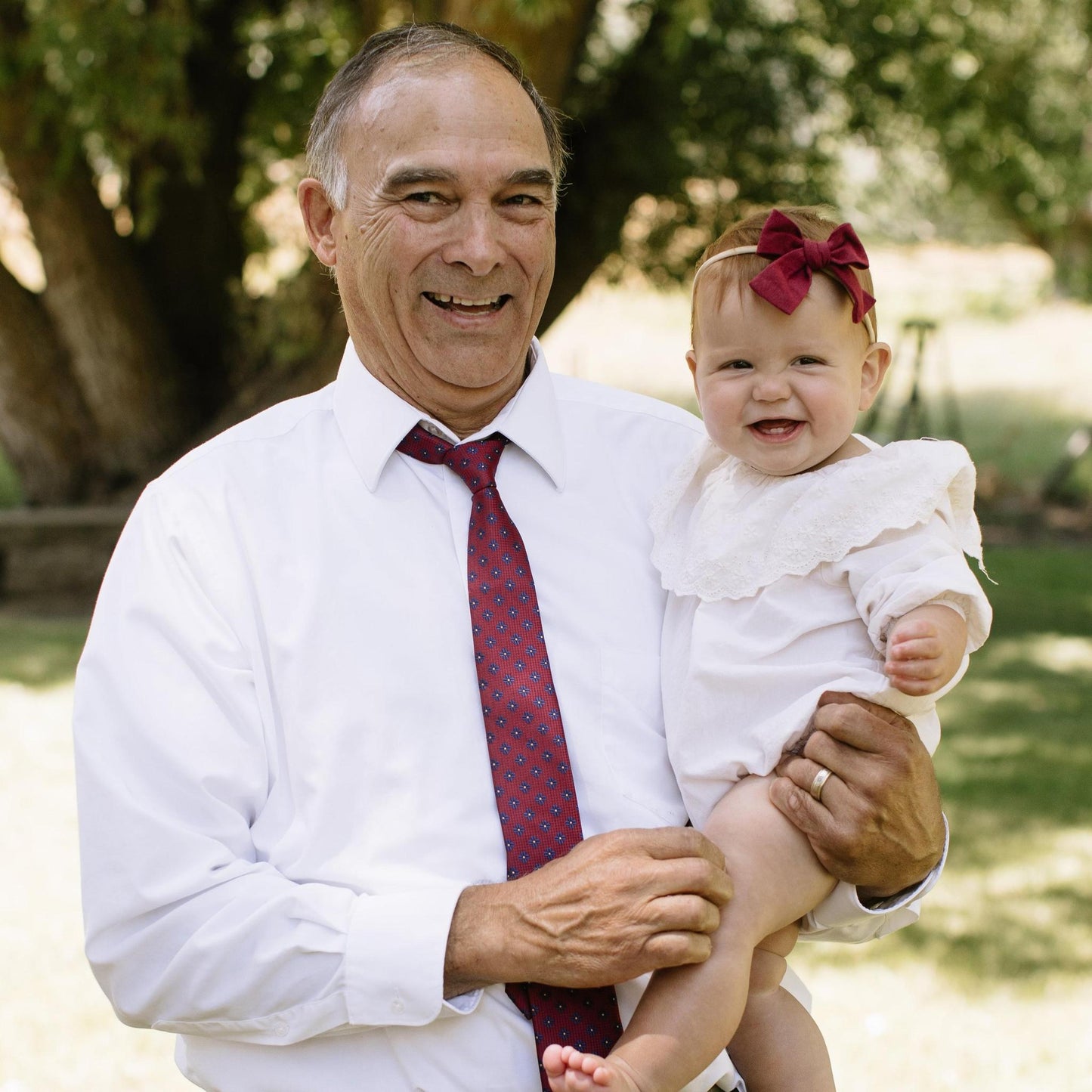 Wine Velvet Petite Hair Bow