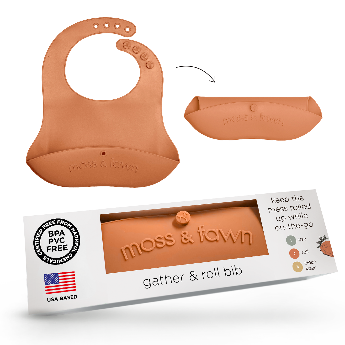 Gather & Roll Bib