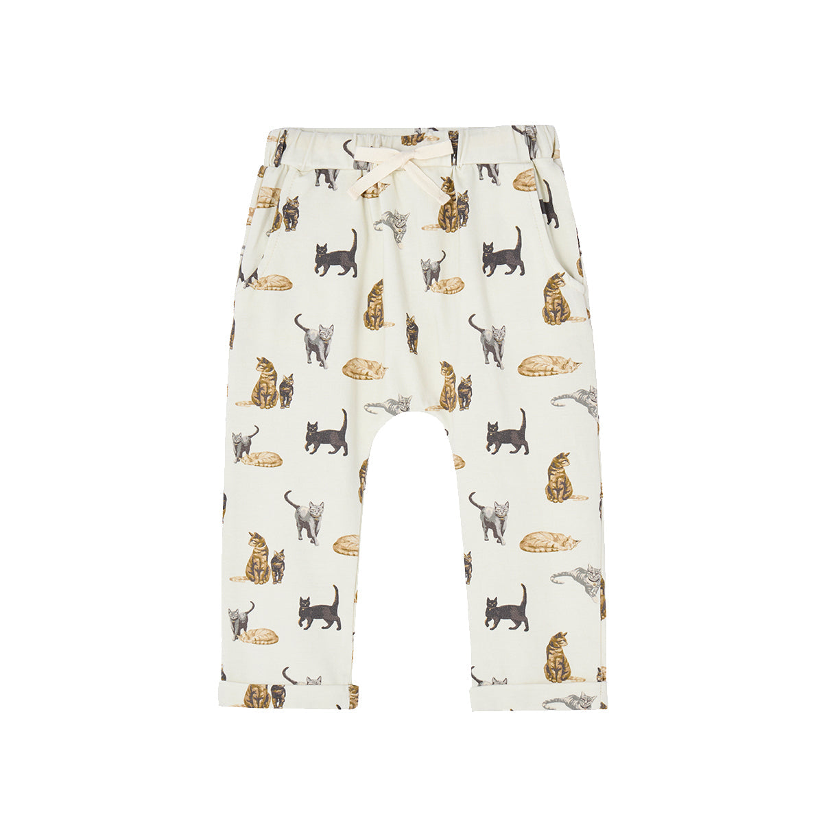 Cat Cotton Stretch Jogger Pants