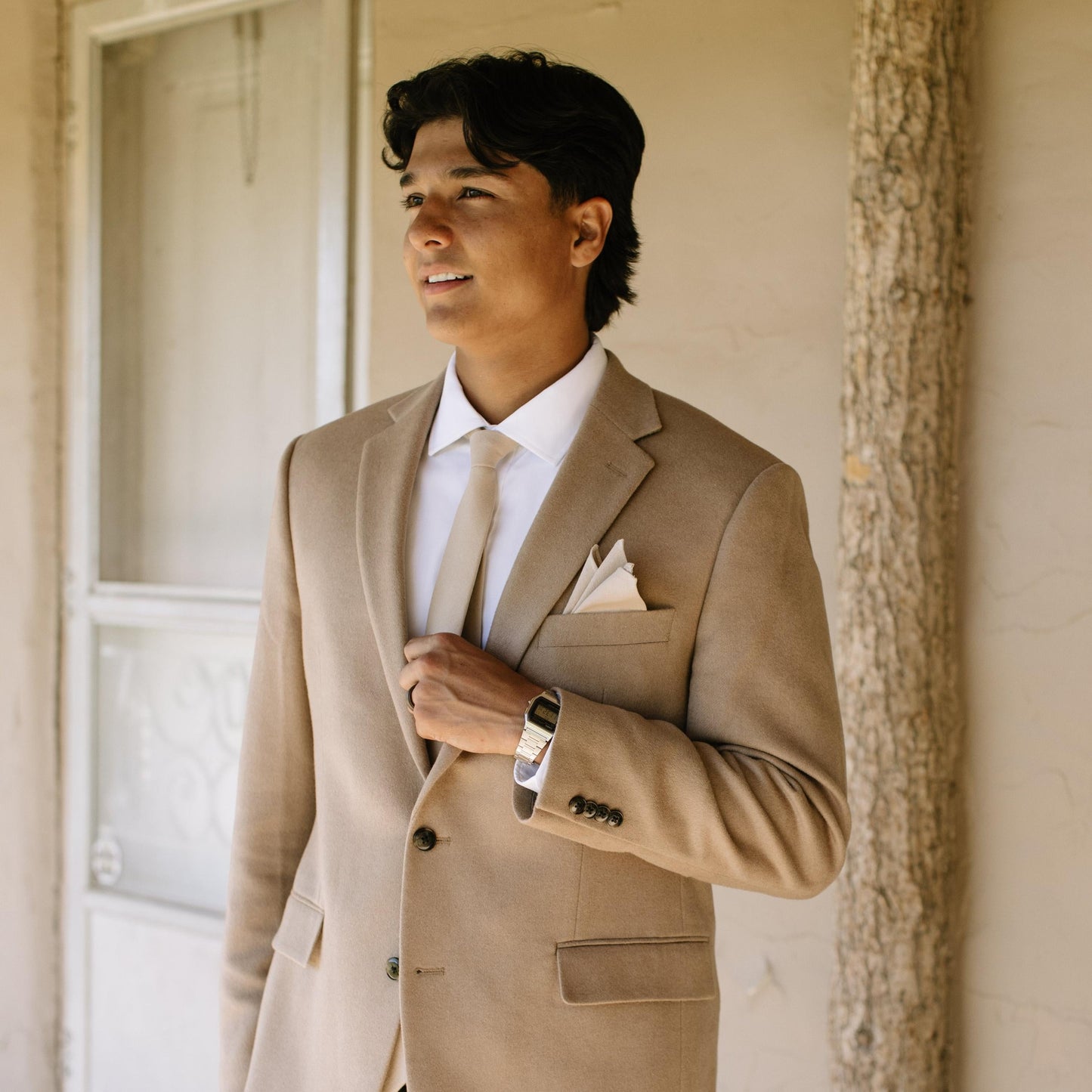 Champagne Pocket Square