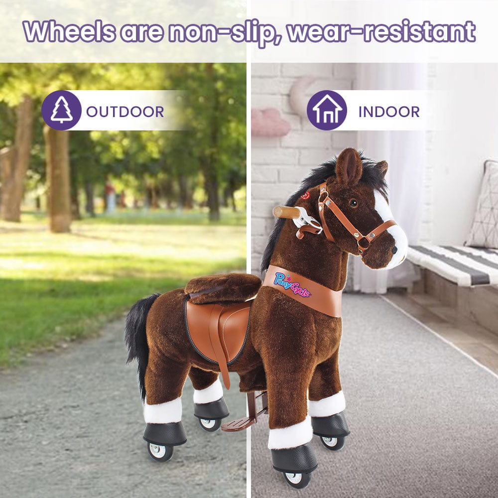 Model U® Horse Ride-On Toy Age 4–7 – Chocolate