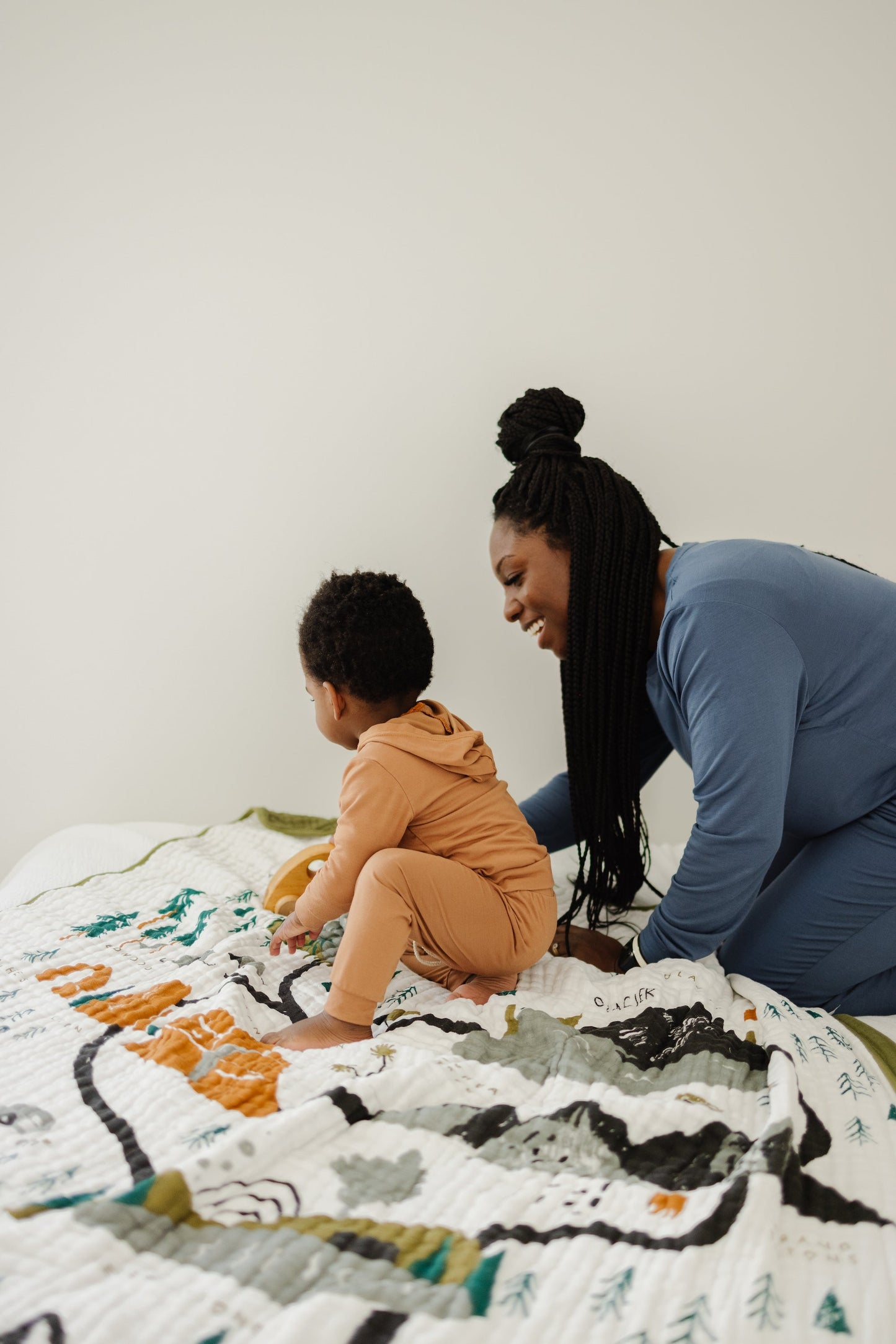 Large National Parks Throw Blanket