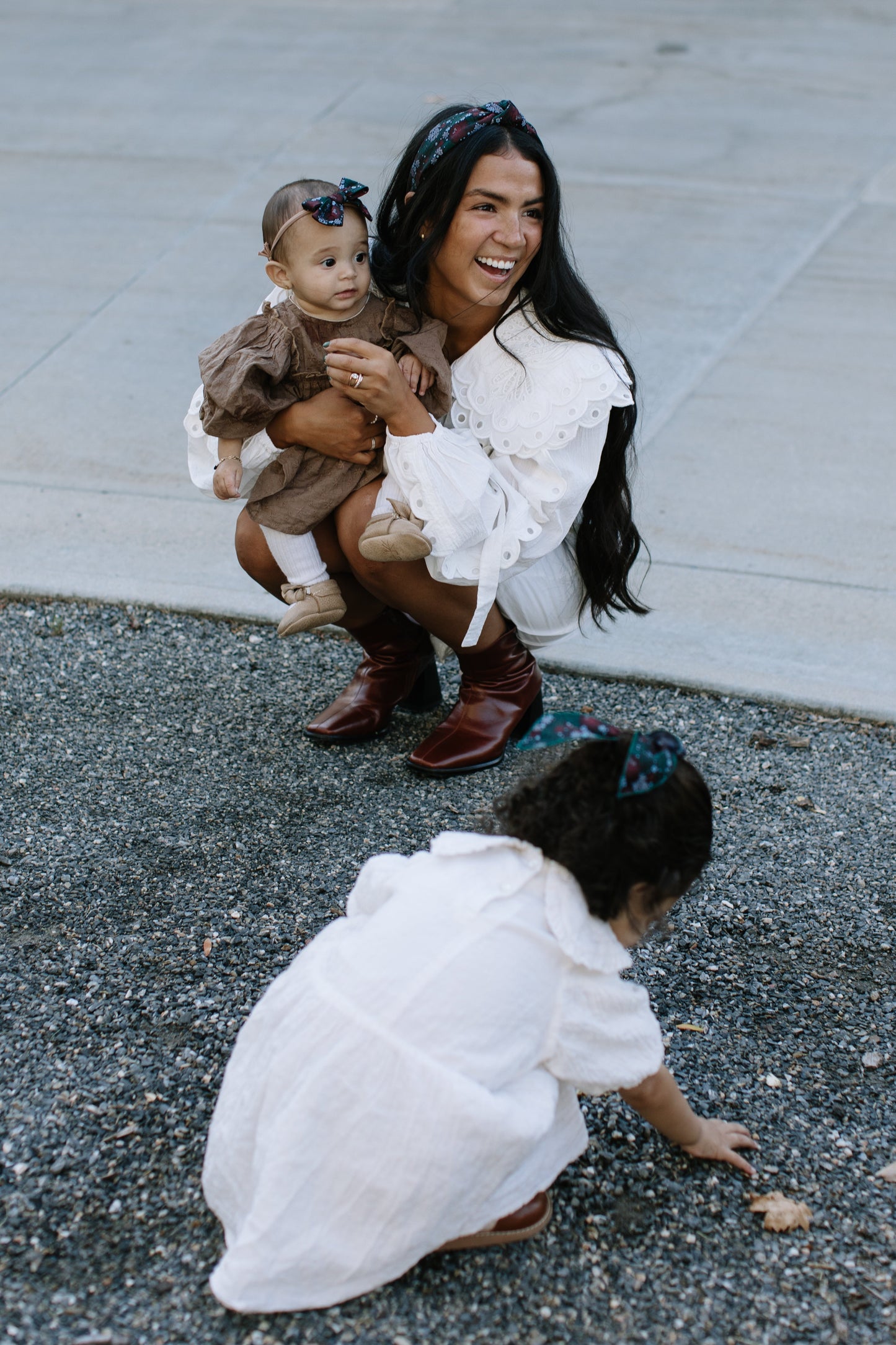 Dashing Floral Petite Hair Bow