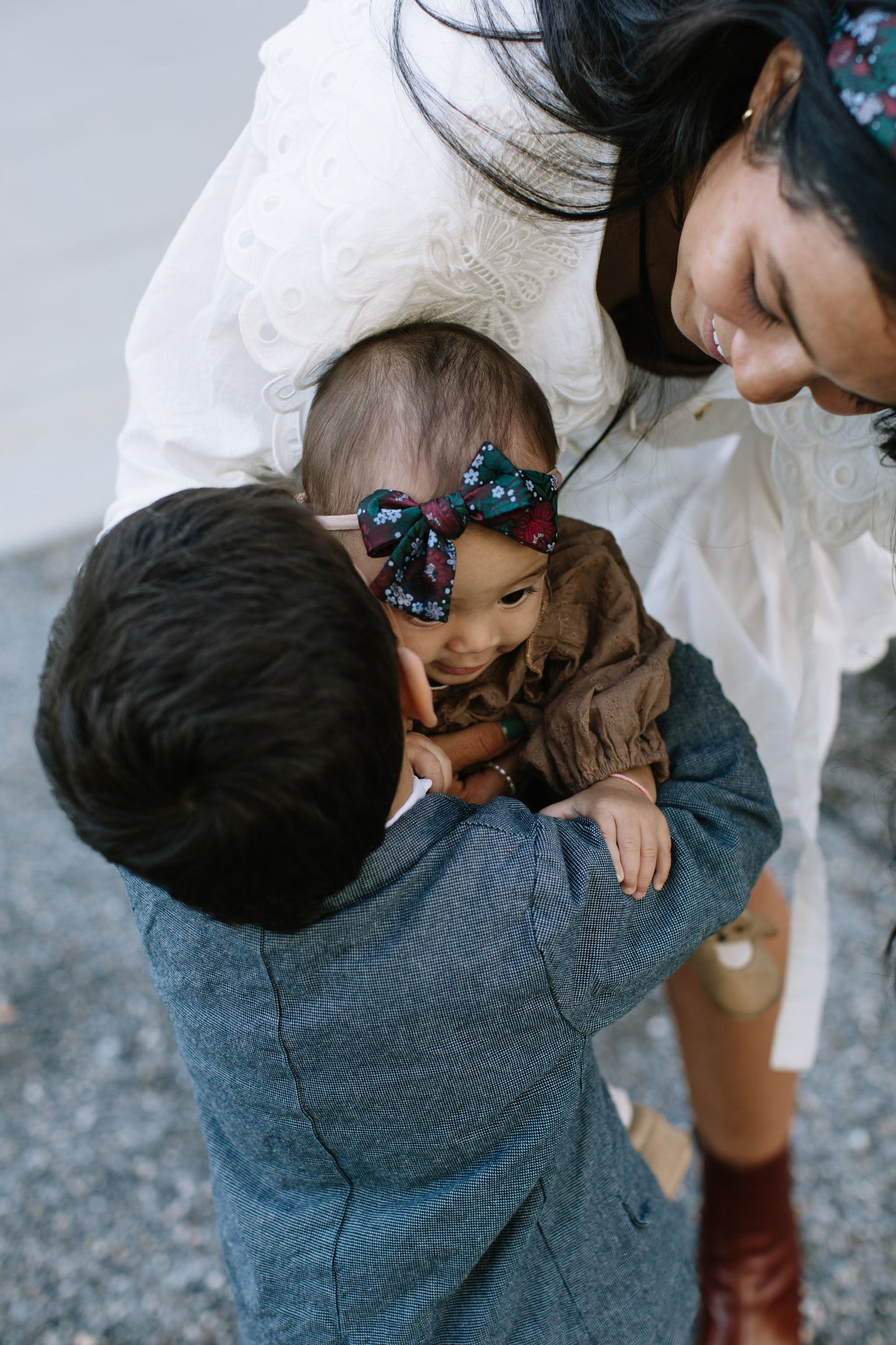 Dashing Floral Petite Hair Bow