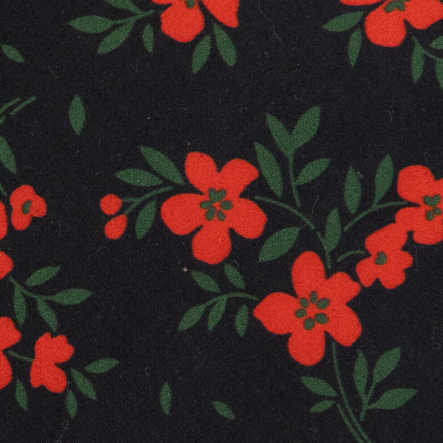 Red Hot Floral Boys Tie