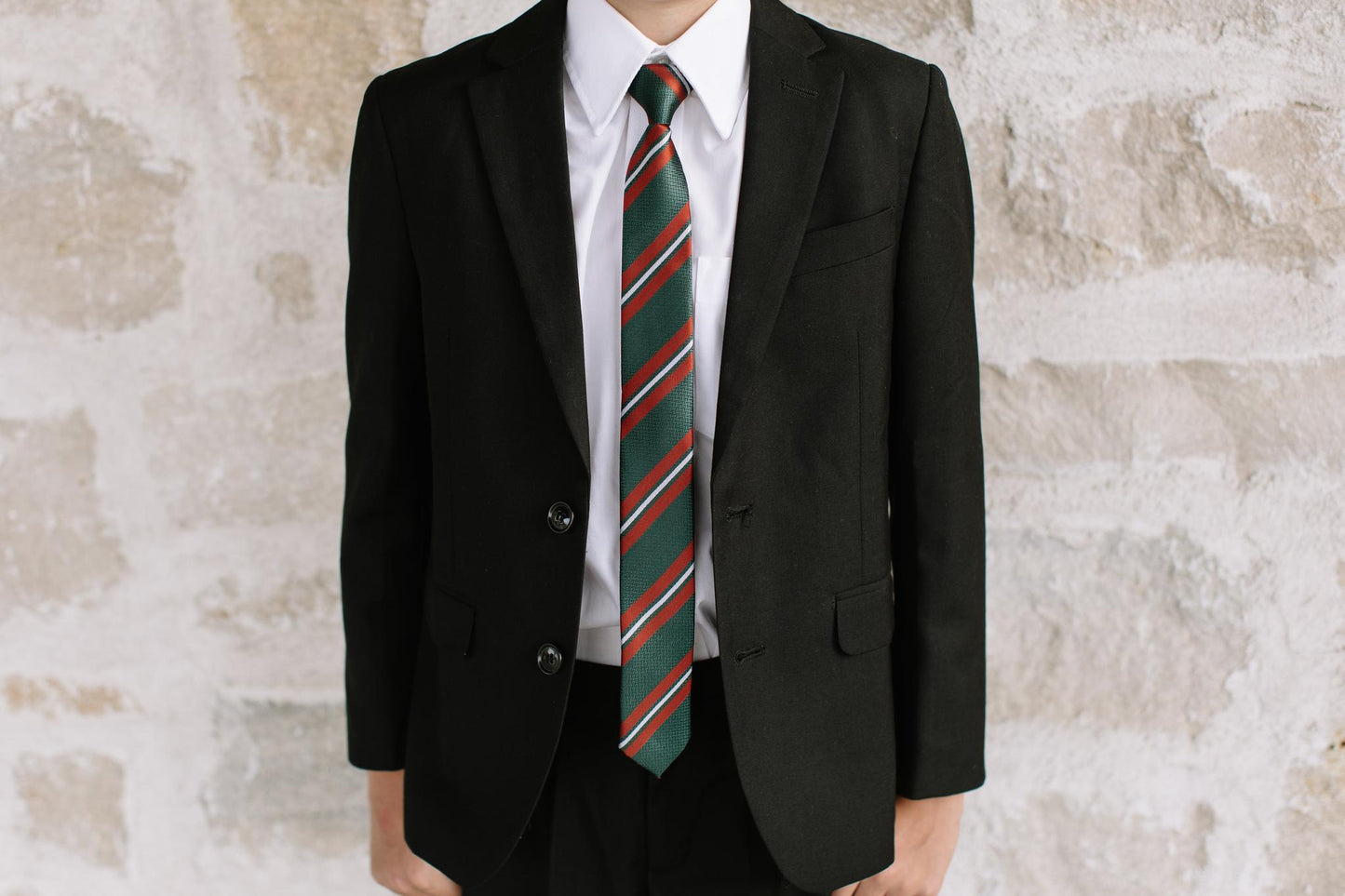 Ebenezer Stripe - Boys Tie