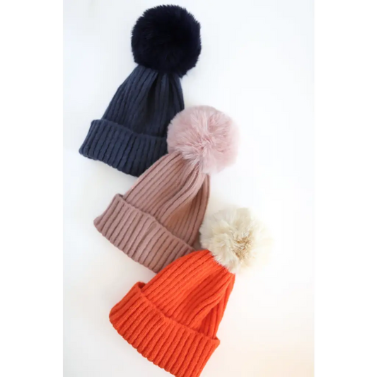Eloise Pom Pom Beanie for Kids & Baby