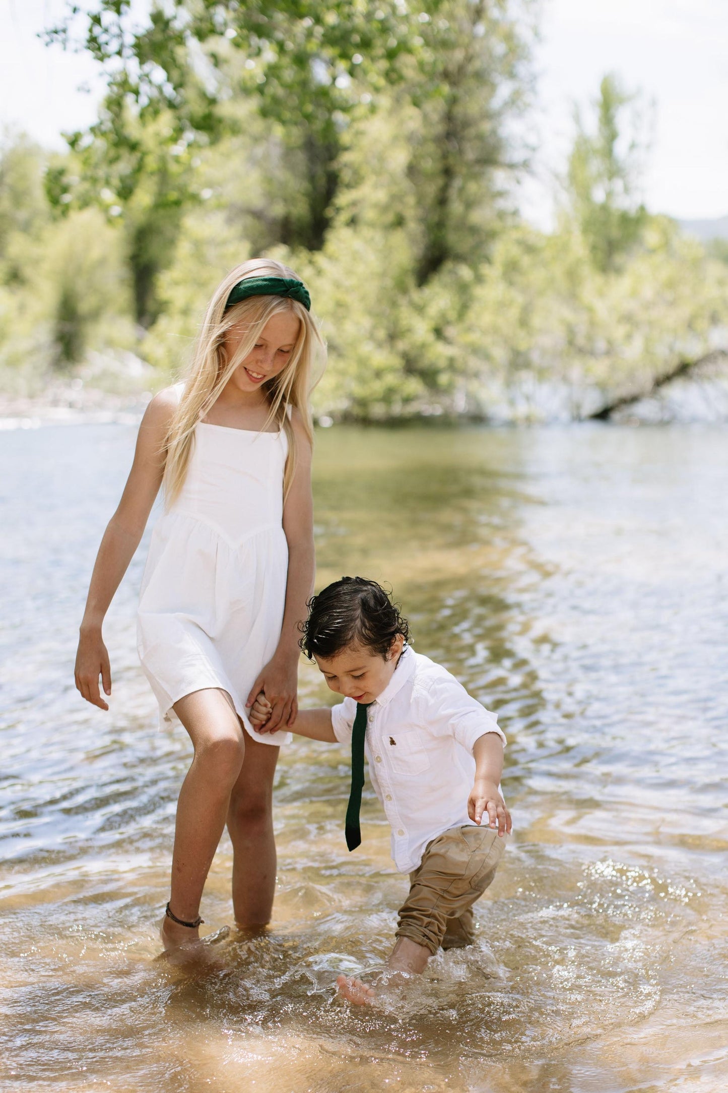 Evergreen Knotted Headband