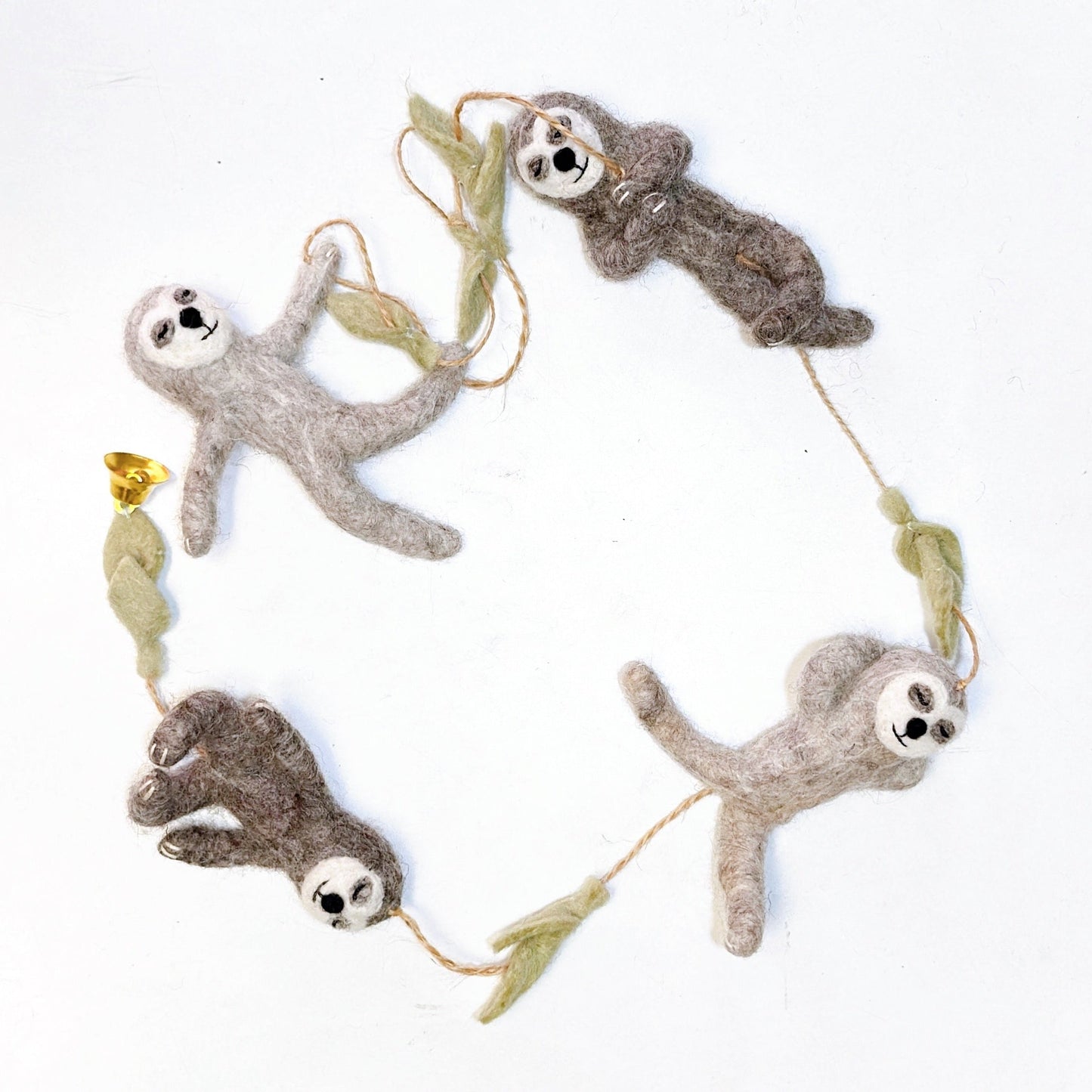 Felt Garland - Slothful Serenity