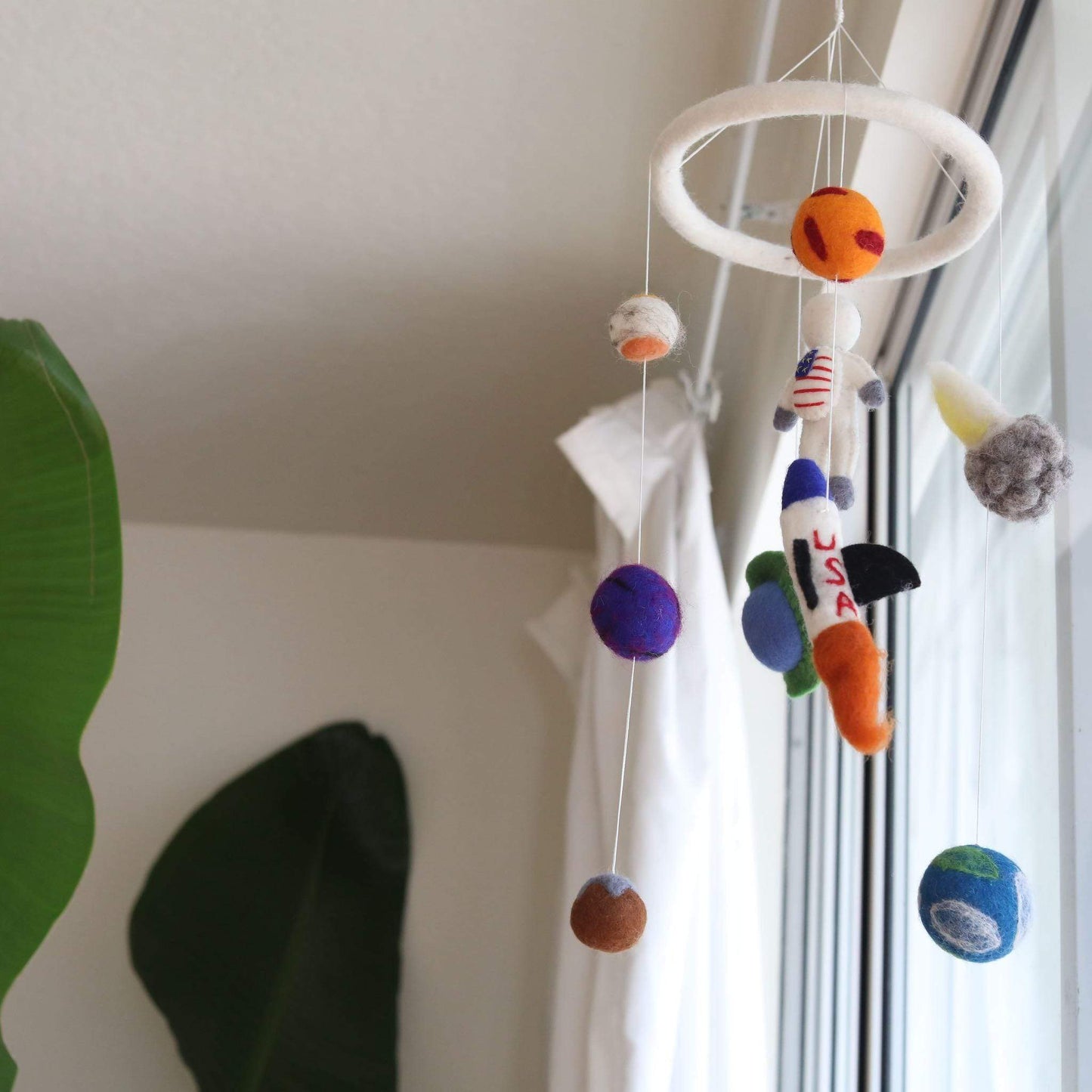 Felt Spaceman Baby Mobile