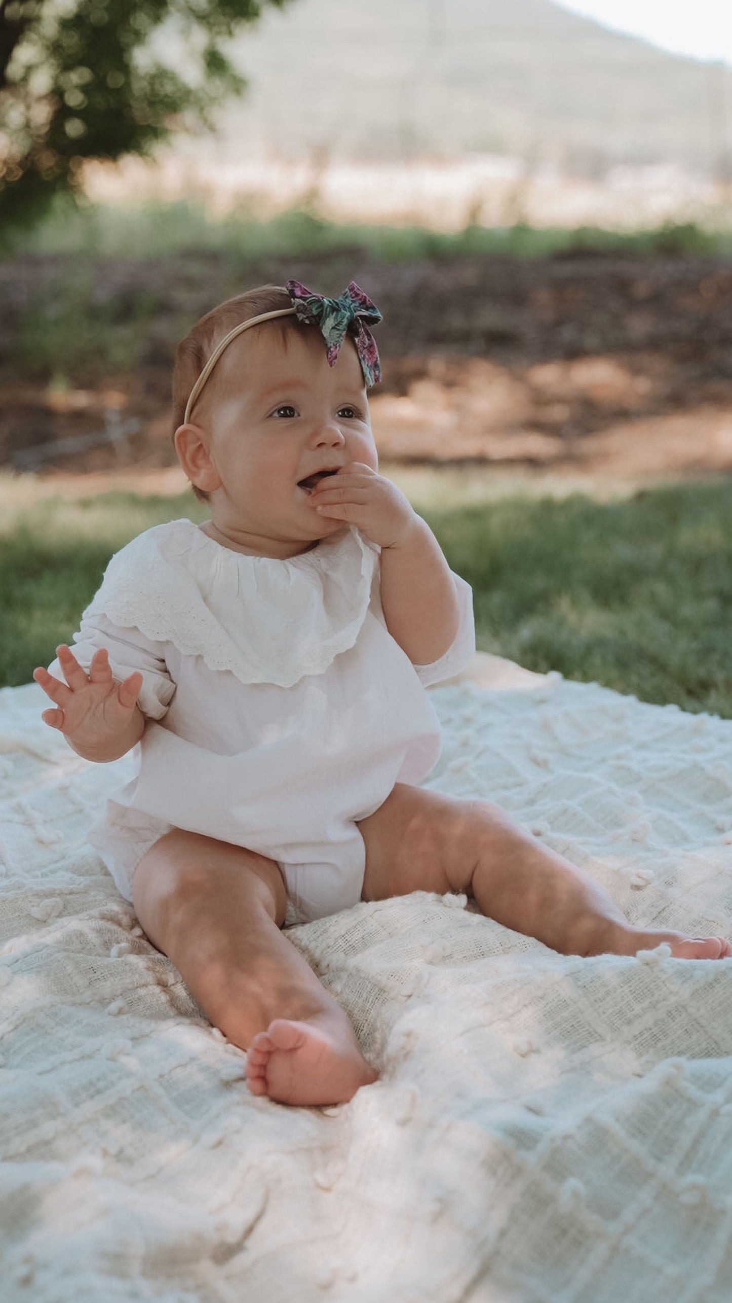 Foyer Floral Petite Hair Bow