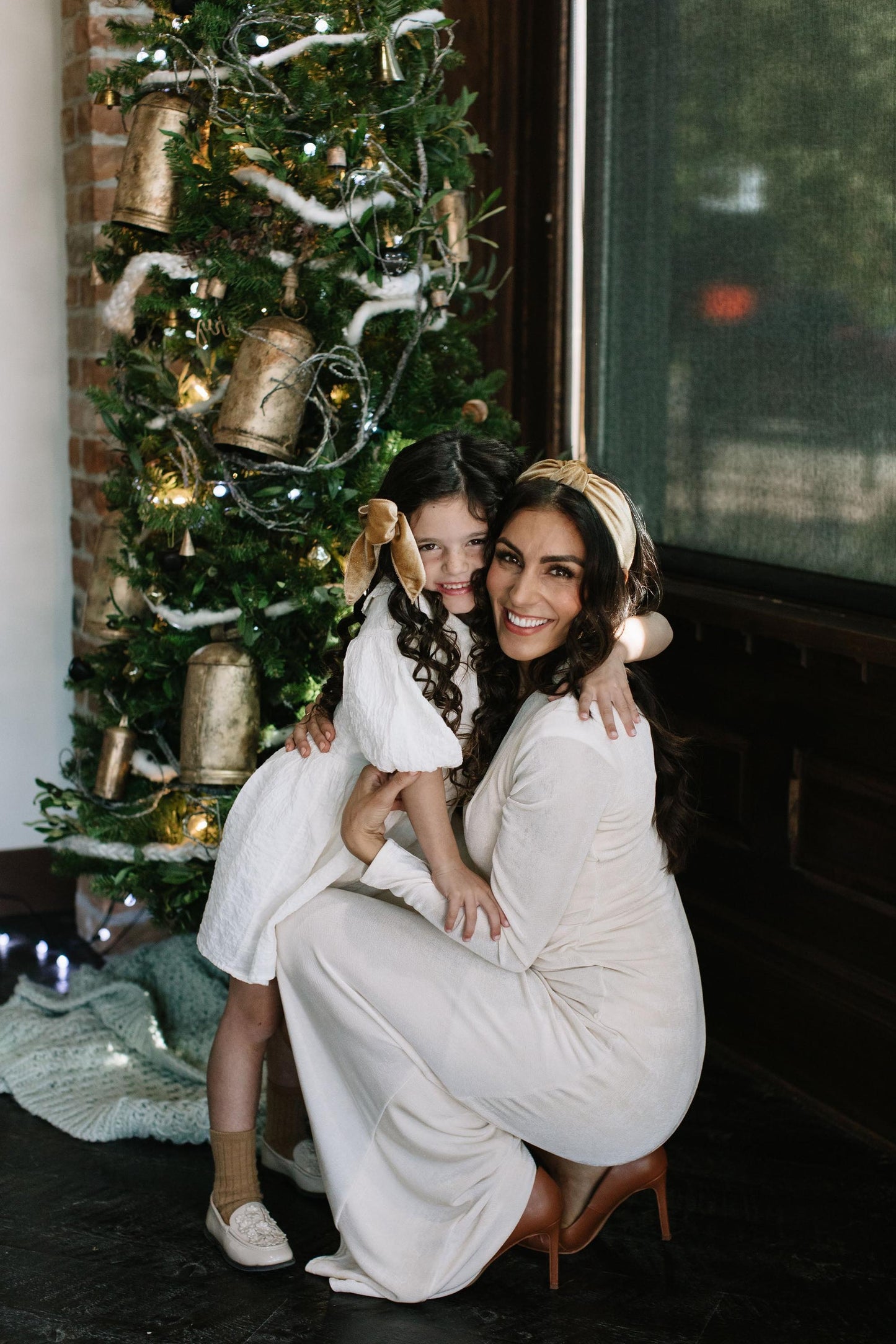 Gold Velvet Knotted Headband