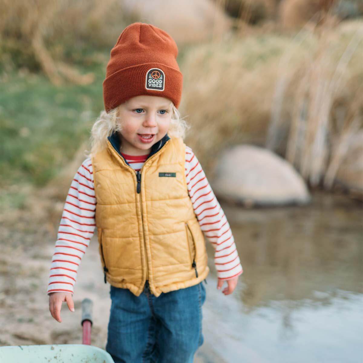 Good Vibes Kids Beanie