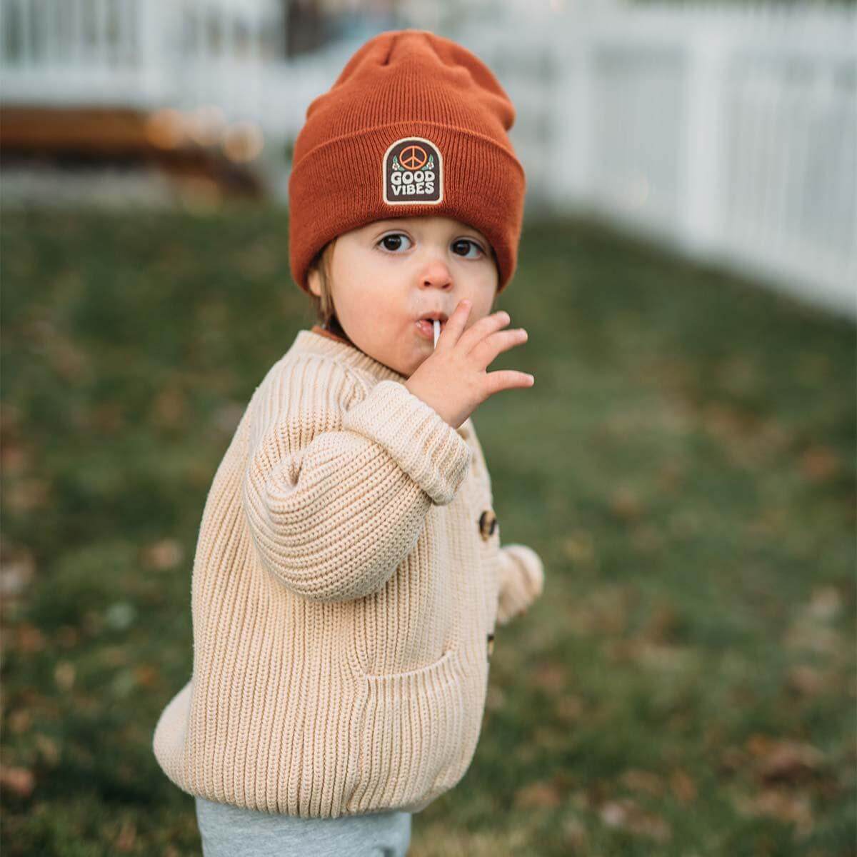 Good Vibes Kids Beanie