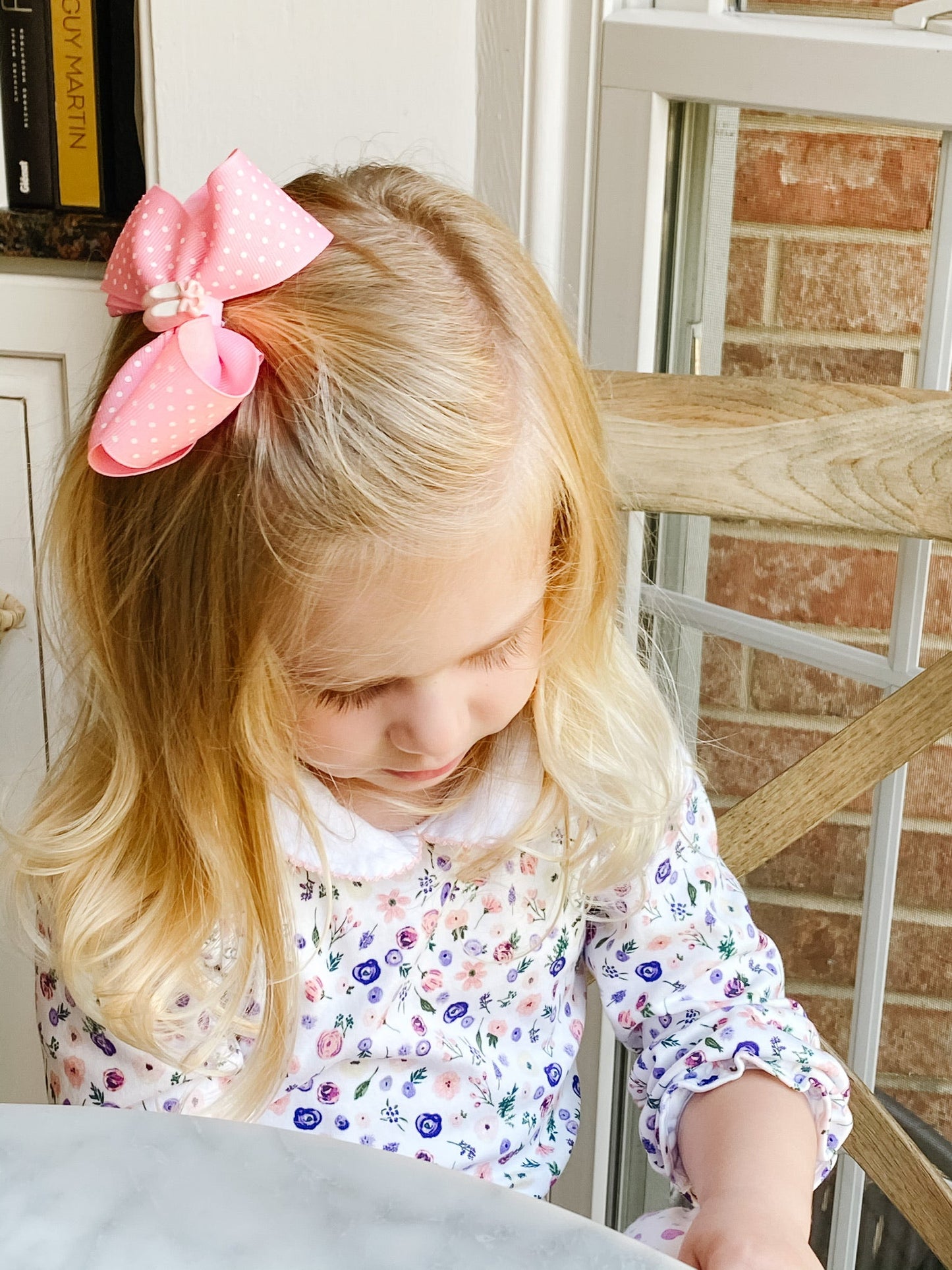 Clementine Garden Floral Top