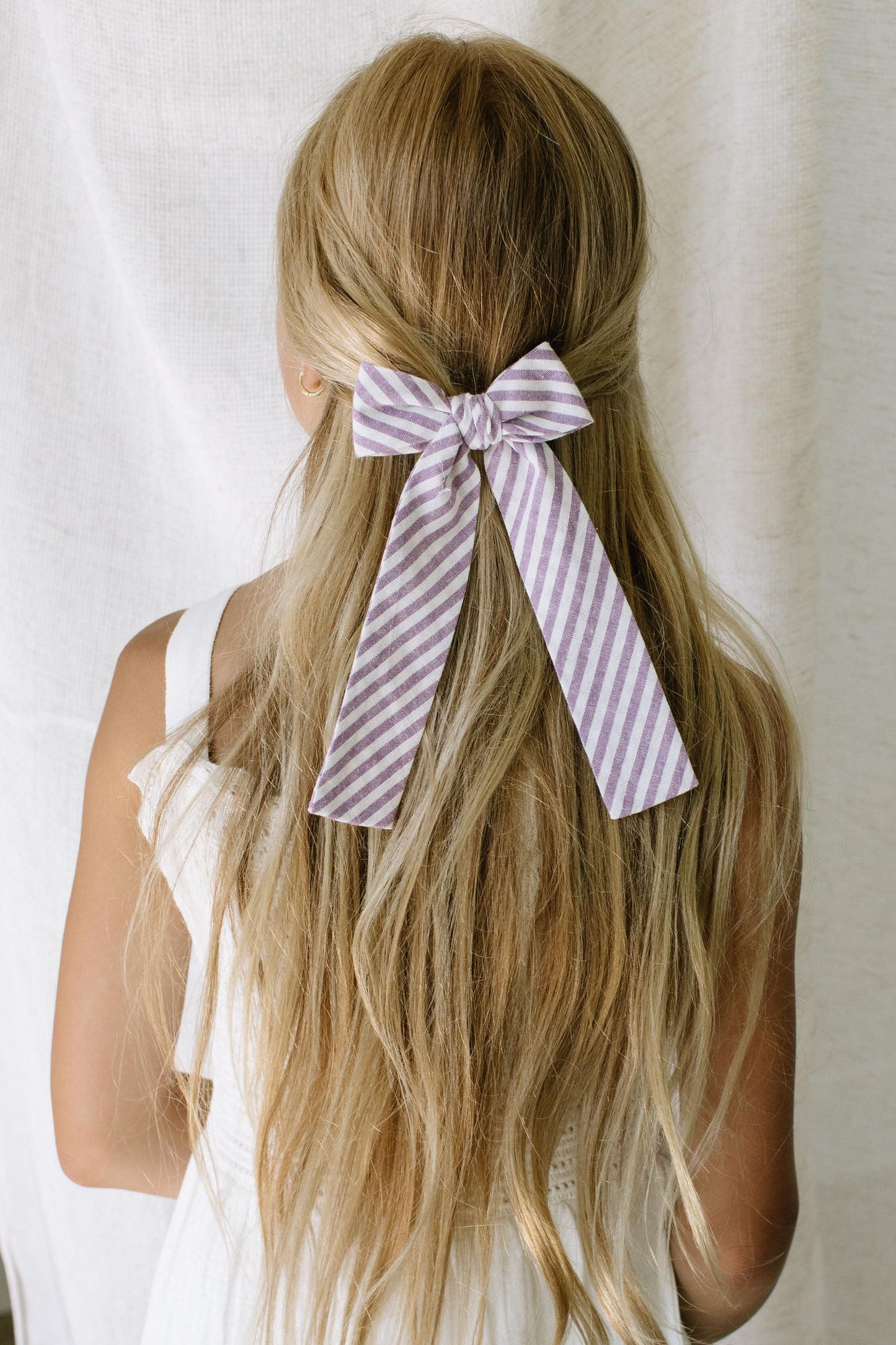 Iris Stripe Lady Hair Bow