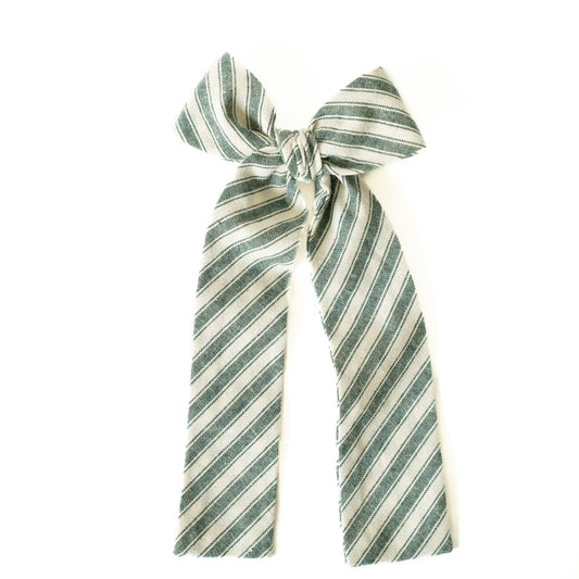 Juniper Stripe - Lady Hair Bow