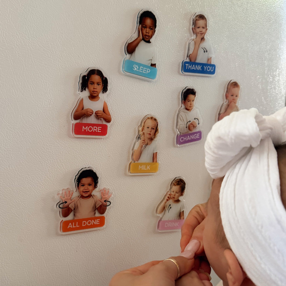 ASL Baby Sign Magnets