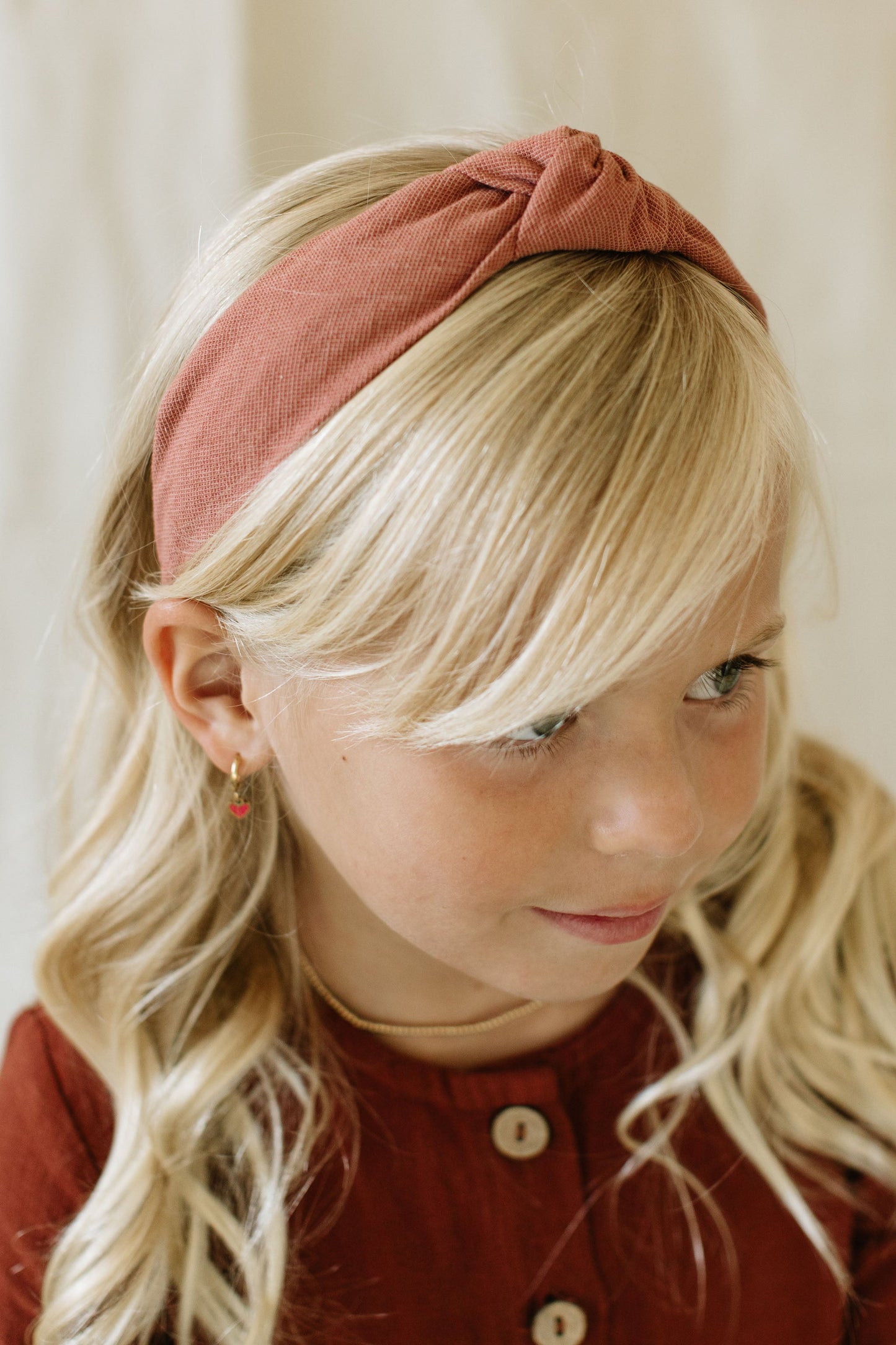 Mauve Knotted Headband