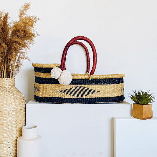 Meadow African Moses Basket, Basket Only