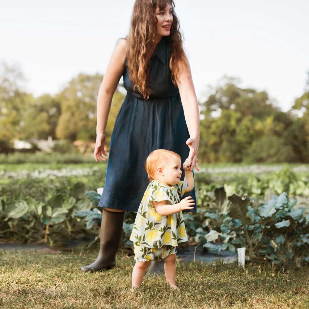 Tutu Elephant Bamboo Dress & Bloomer Set