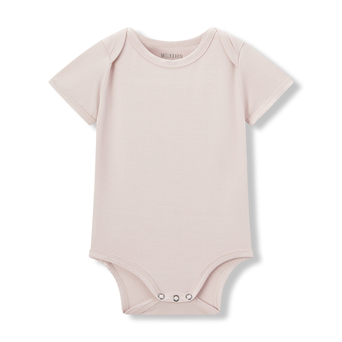 Sepia Rose Luxe Solid Short Sleeve One Piece